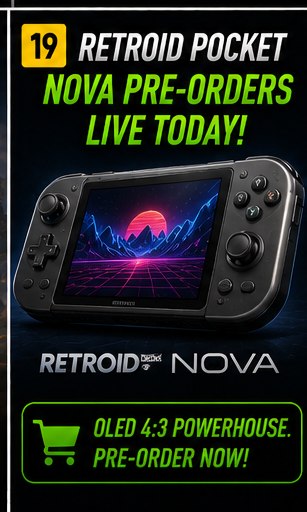 Retroid Pocket Nova pre-orders go live today