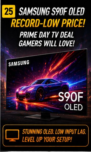 Samsung S90F OLED gaming TV drops to record-low Prime Day pricing