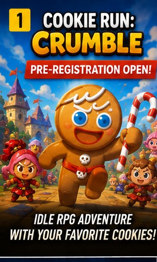 CookieRun: Crumble opens pre-registration today