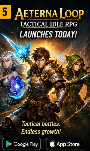 Aeterna Loop: Tactical Idle RPG launches today