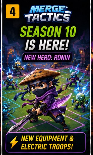 Clash Royale Merge Tactics Season 10 debuts Ronin