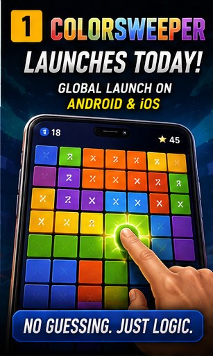 ColorSweeper launches globally today