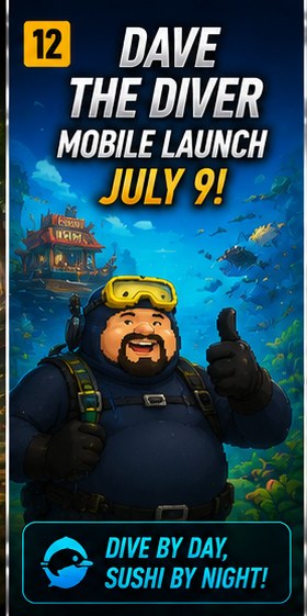 Dave the Diver mobile launches July 9