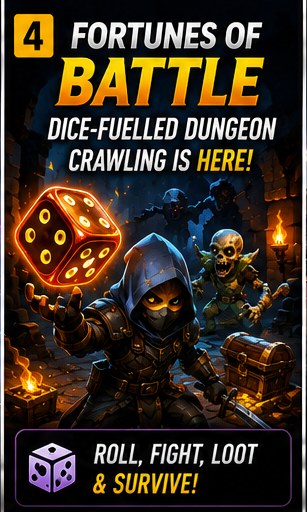 Fortunes of Battle brings dice-fuelled dungeon crawling to mobile