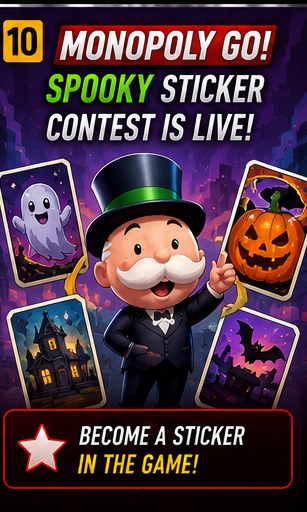 Monopoly GO opens spooky sticker contest