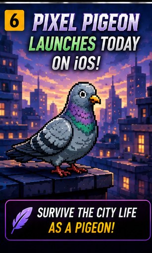 Pixel Pigeon launches today on iOS