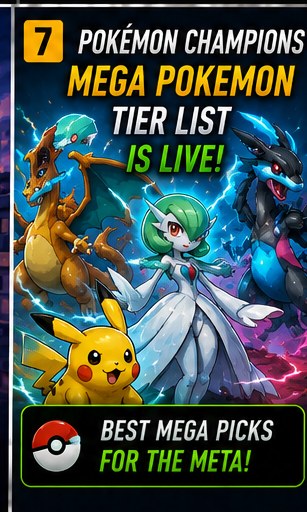 Pokémon Champions Mega Pokémon tier list published