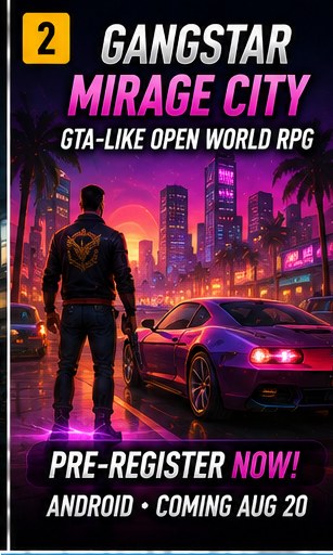 Gangstar Mirage City opens Android pre-registration