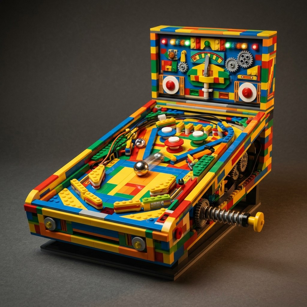 LEGO playable pinball set launches today