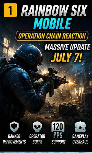 Rainbow Six Mobile Operation Chain Reaction update detailed