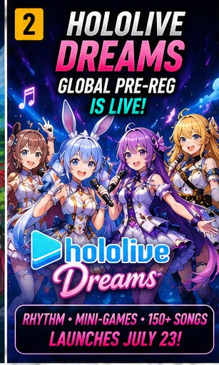 hololive Dreams opens global pre-registration