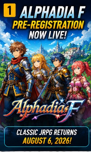 KEMCO's Alphadia F opens mobile pre-registration