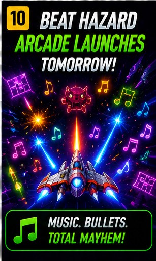 Beat Hazard Arcade launches tomorrow