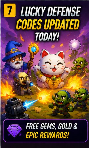 Lucky Defense redeem codes updated today
