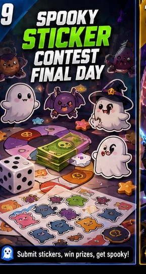 Monopoly GO spooky sticker contest ends today