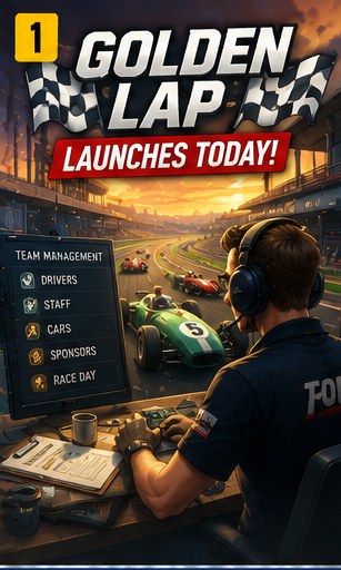 Golden Lap launches today on Android and iOS