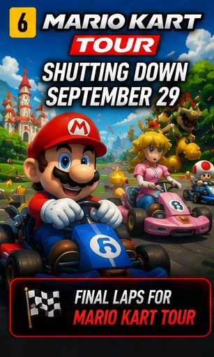 Mario Kart Tour will shut down in September