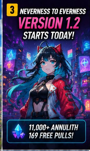 Neverness to Everness Version 1.2 begins today