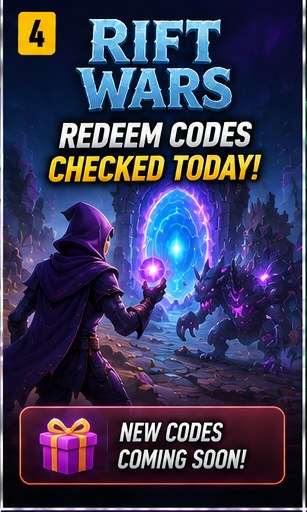 Rift Wars redeem-code guide checked today