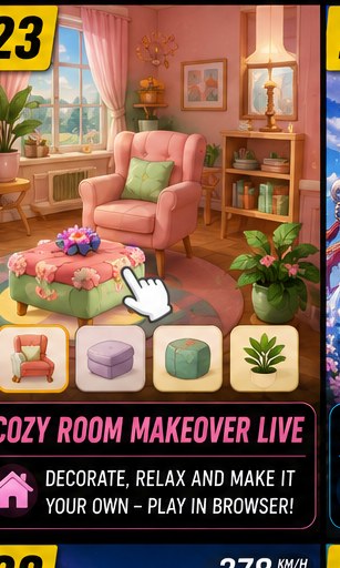 Cozy Room Makeover is playable in the browser