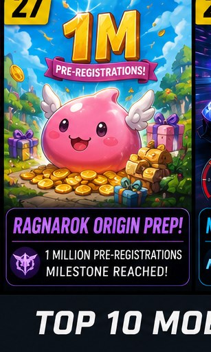Ragnarok Origin prep: 1 million milestone reached