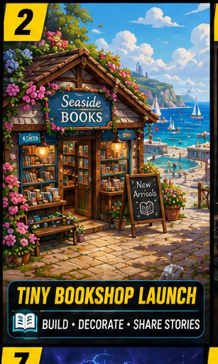 Tiny Bookshop opens on mobile devices today