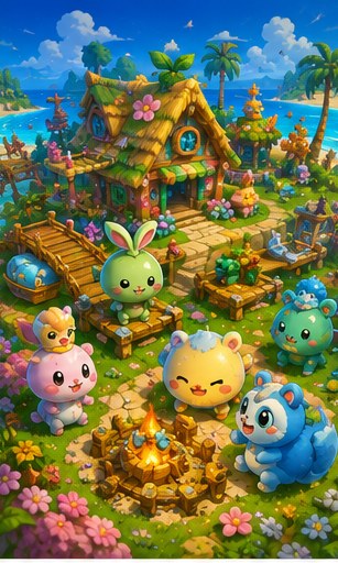 Sakumon turns real collectibles into island companions