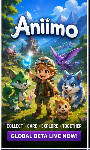 Aniimo opens global beta with new areas and cute creature collecting