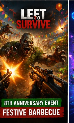 Left to Survive celebrates eight years with zombie barbecue chaos