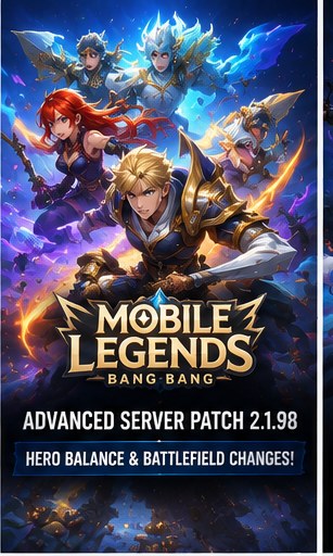 Mobile Legends Advanced Server Patch 2.1.98 starts tuning the battlefield