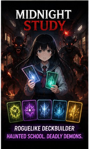 Midnight Study brings haunted-school deckbuilding to iOS