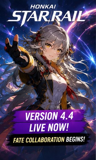 Honkai: Star Rail Version 4.4 arrives with Fate collaboration energy