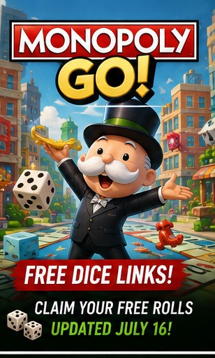Monopoly Go free rolls refresh for July 16