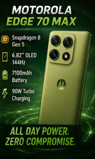 Motorola Edge 70 Max enters the gaming-phone conversation