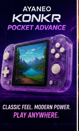 AYANEO reveals first look at KONKR Pocket Advance