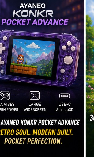 AYANEO unveils KONKR Pocket Advance