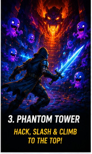 Phantom Tower climbs mobile with hack-and-slash roguelike action