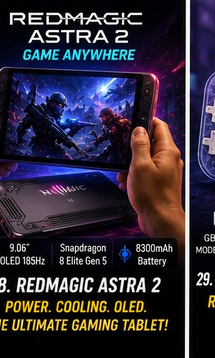 REDMAGIC Astra 2 reviews as a compact OLED gaming beast