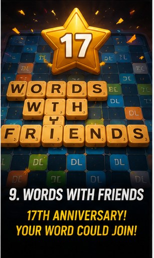 Words With Friends celebrates 17 years with dictionary contest