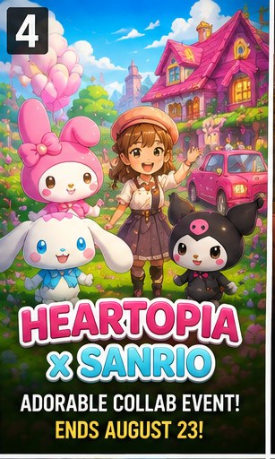 Heartopia goes adorable with Sanrio collaboration