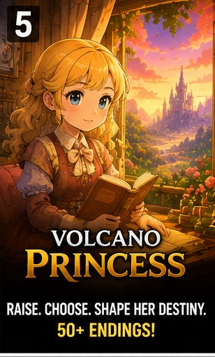 Volcano Princess prepares mobile launch with 50 possible endings