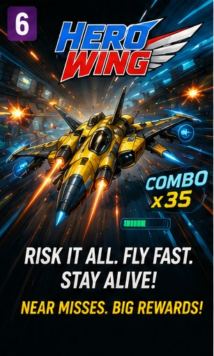 Hero Wing rewards dangerous flying on Android