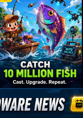 Fish Them All! challenges players to catch 10 million fish