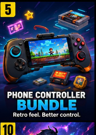 Playtiles and Mega Cat bundle a phone controller with seven games