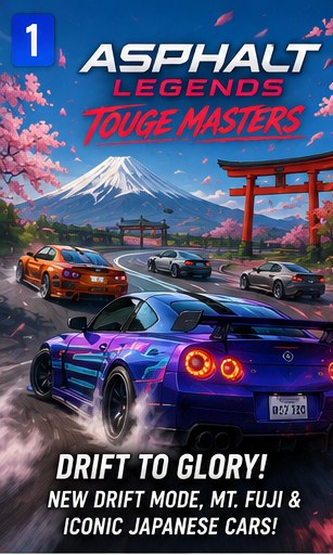 Asphalt Legends heads to Mount Fuji with Touge Masters