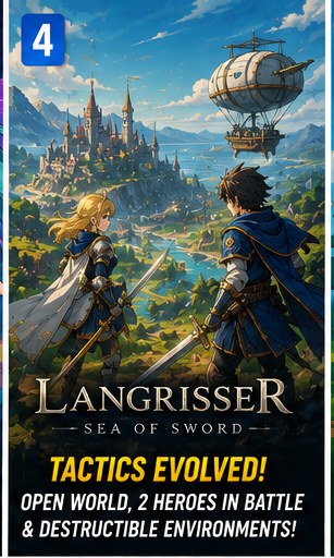 Langrisser: Sea of Sword shows off open-world tactical evolution
