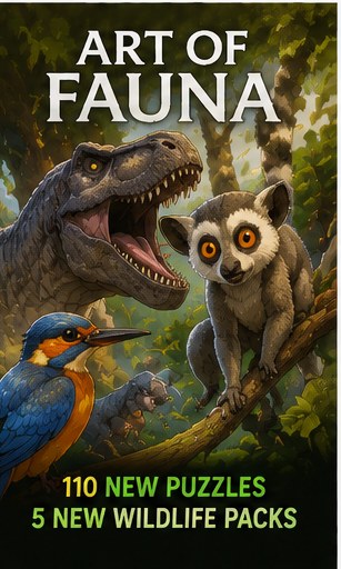 Art of Fauna adds 110 new puzzles