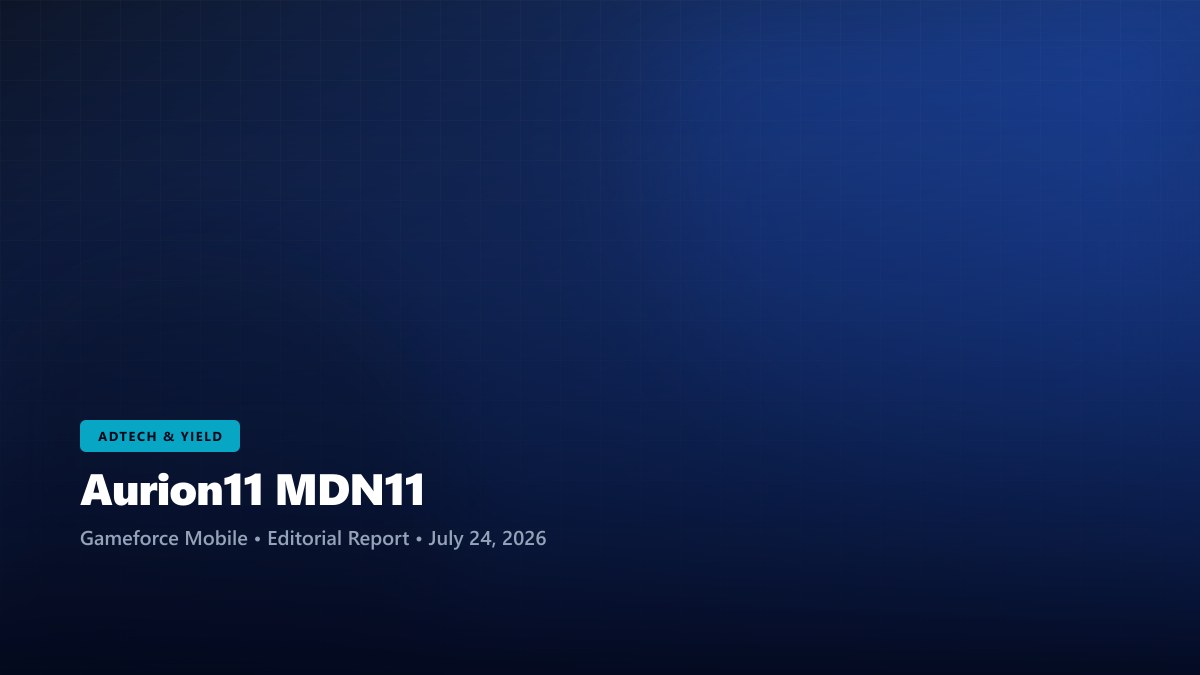 Aurion11 launches MDN11 ad-yield platform