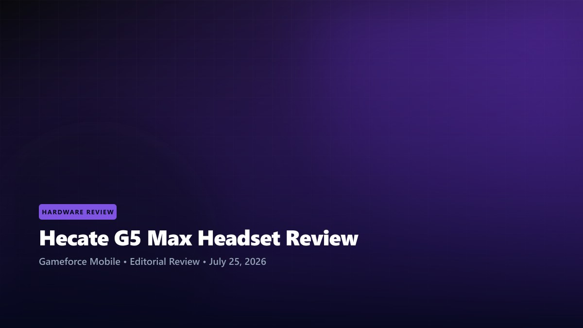 Hecate G5 Max headset review highlights spatial audio