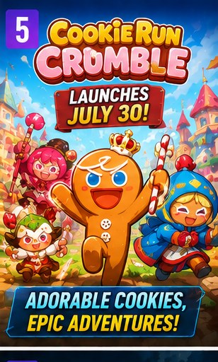 CookieRun: Crumble arrives July 30